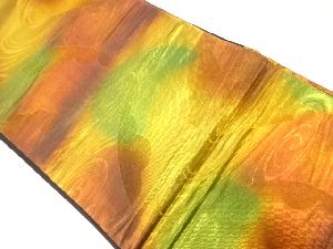 波に雲模様織出し袋帯